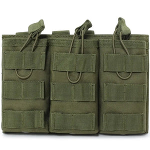 Pochette MOLLE Gilet Tactique Triple Verte