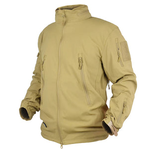 Veste Tactique Coupe Vent Beige