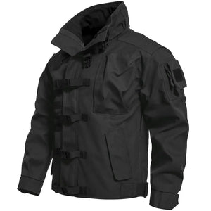 Veste Tactique Militaire Homme Noire