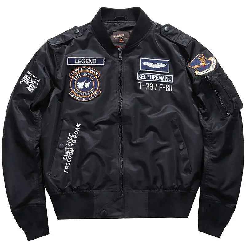 Veste Militaire Noire Vintage
