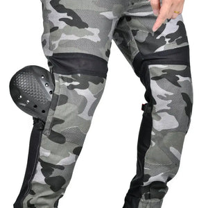 Pantalon Militaire Noir et Blanc Genoux