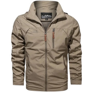 Veste Militaire Mi-Saison Homme Beige