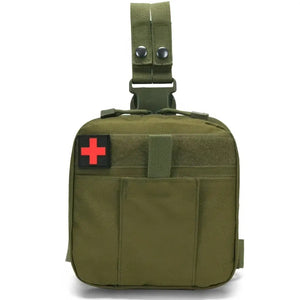 Sacoche de Ceinture Militaire Verte