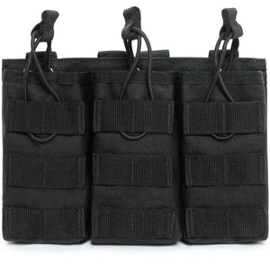 Pochette MOLLE Gilet Tactique Triple Noire