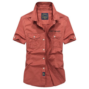 Chemise Militaire Rouge