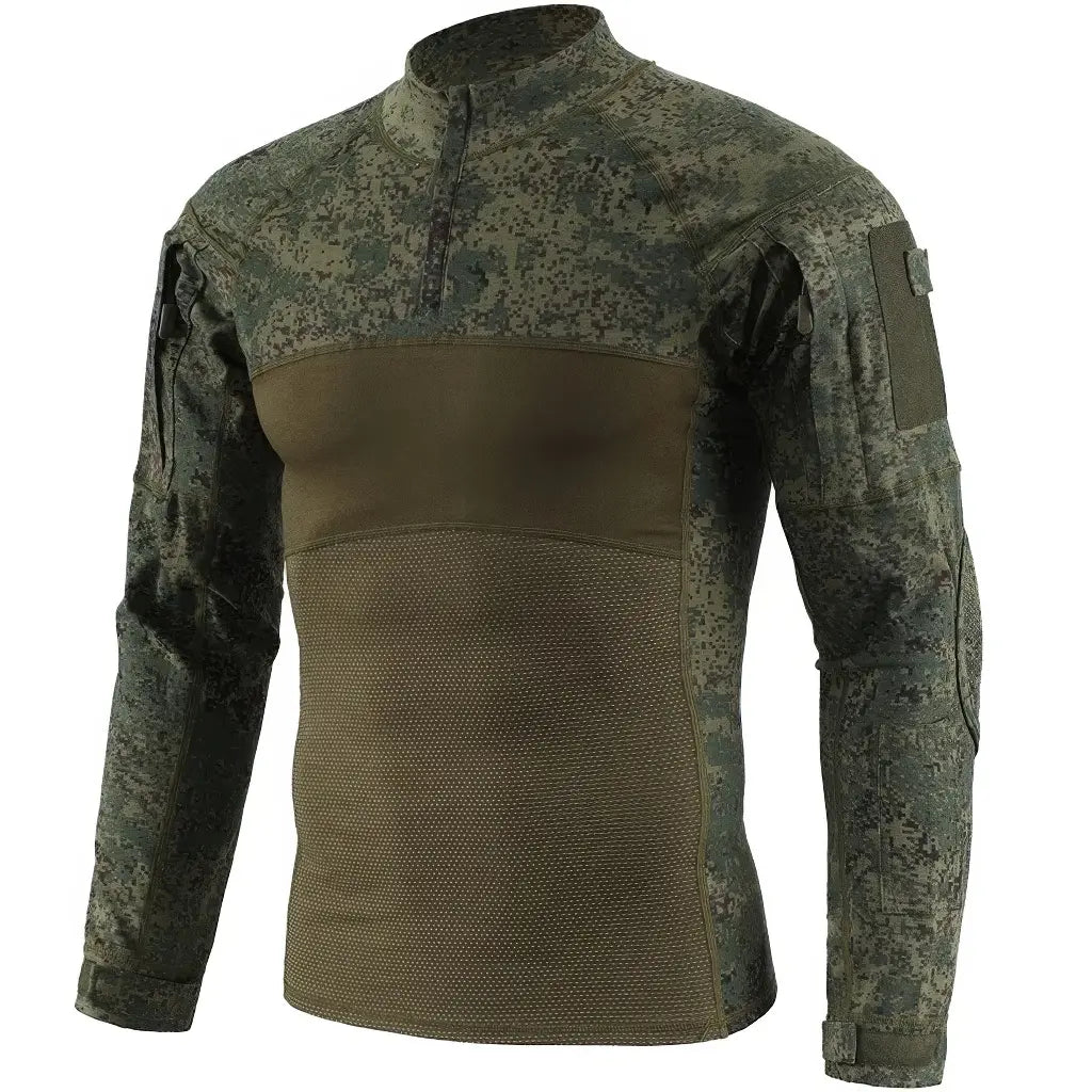 T-Shirt de Combat Militaire Camouflage