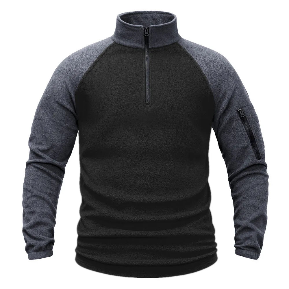 Polaire Militaire Homme Grise