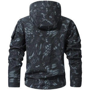 Veste Style Militaire Noire Homme