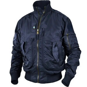 Veste Cargo Militaire Bleue