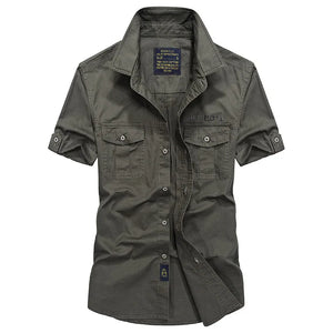 Chemise Militaire Verte