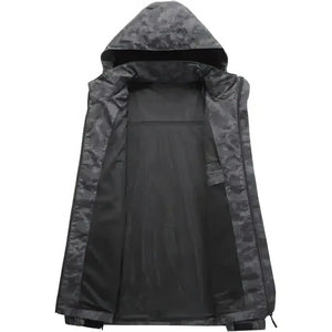 Veste Militaire Noire Homme Intérieur