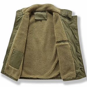 Veste Militaire Sans Manche Verte