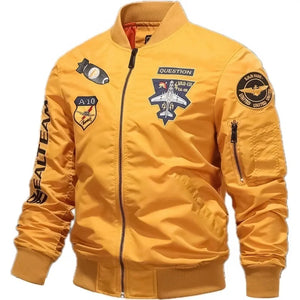 Veste Aviateur Militaire Jaune