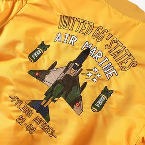 Veste Militaire Aviateur Broderies