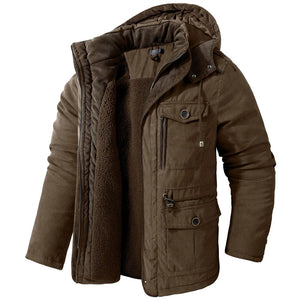Veste Militaire Parka Marron