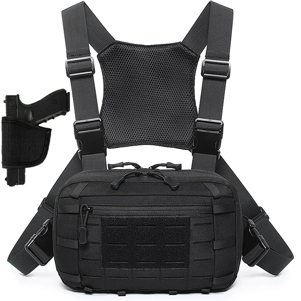 Sacoche Poitrine Tactique Homme