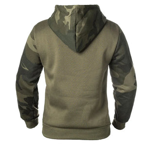 Sweat à capuche Motif Militaire