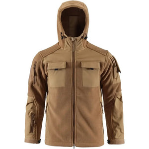Veste Tactique Homme Marron