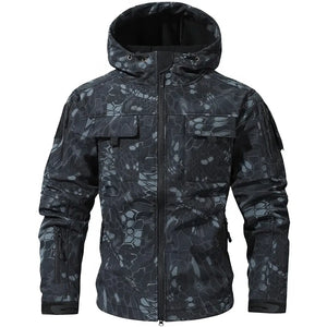 Veste Style Militaire Noire