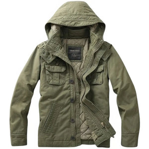 Veste Tactique Hiver Verte