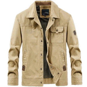 Veste Militaire Homme Mode Beige
