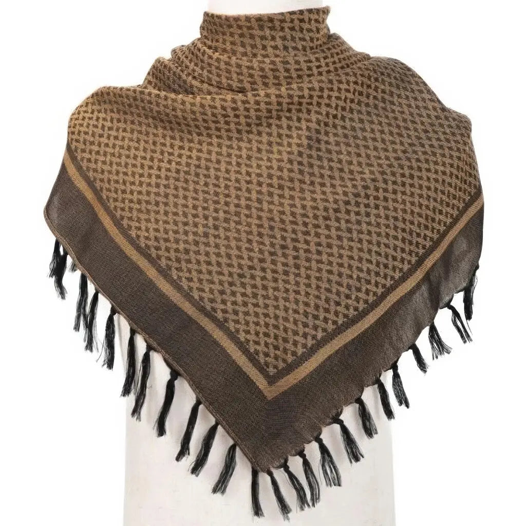 Shemagh Militaire Marron