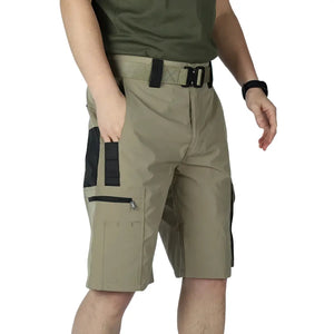 Short Homme Kaki Militaire