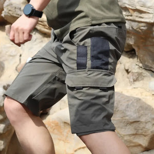 Short Homme Militaire Kaki