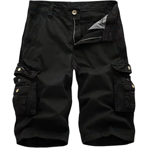 Short Militaire Cargo Noir