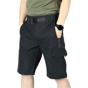 Short Militaire Noir Homme