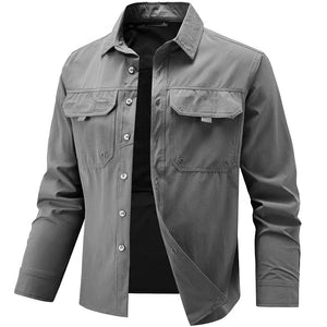 Surchemise Militaire Homme Grise