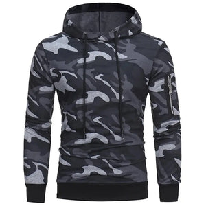 Sweat à Capuche Militaire Homme