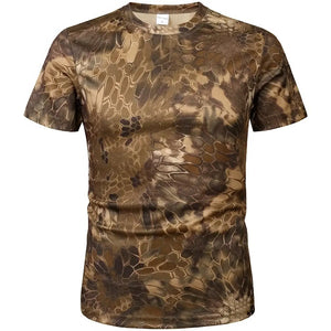 T-Shirt Militaire Marron