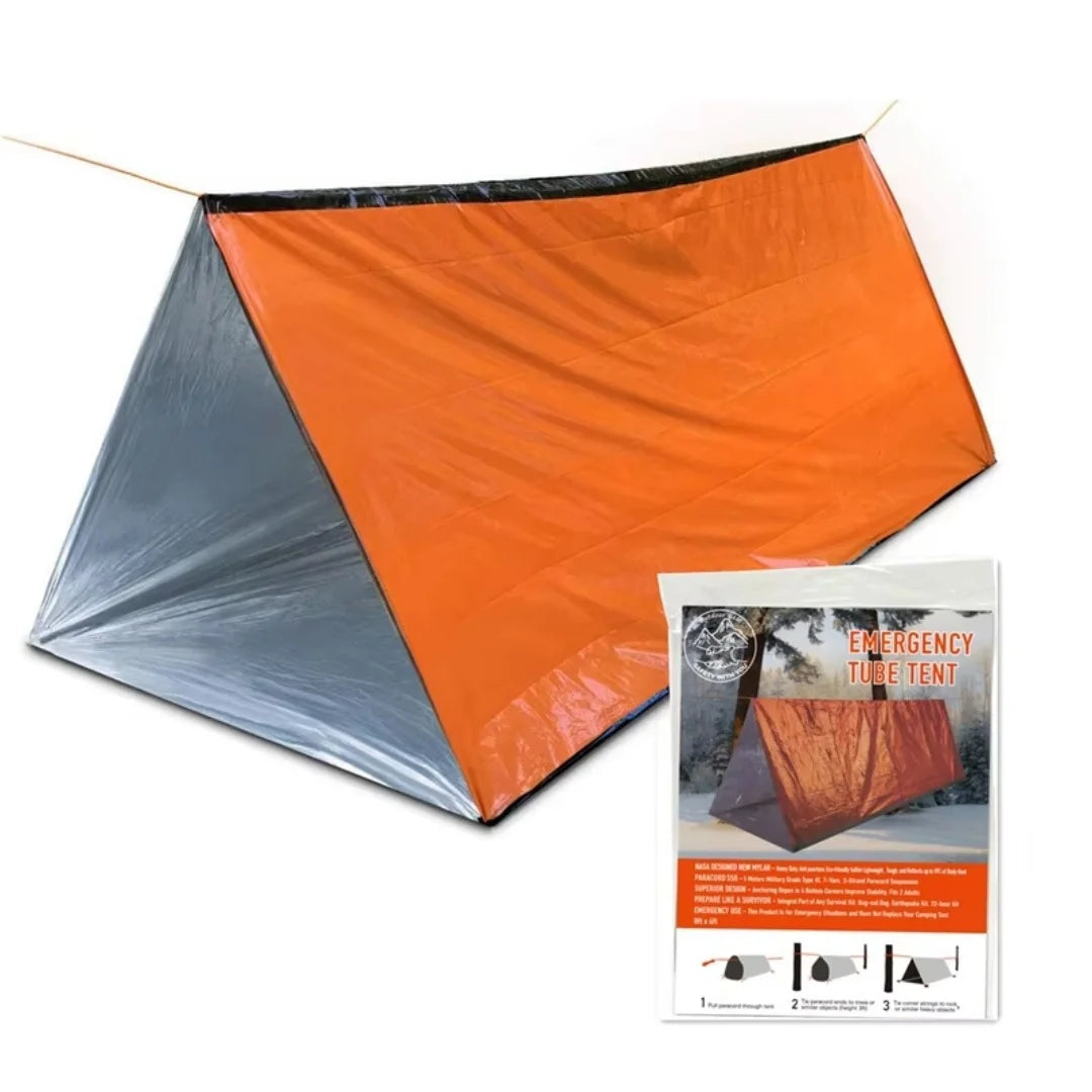 Tente de Survie Militaire Orange