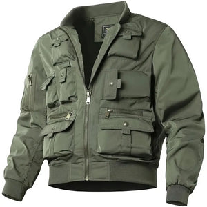 Veste Militaire Verte Homme