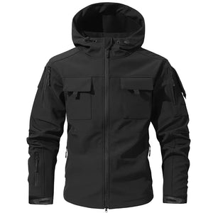 Veste Style Militaire Homme Noire