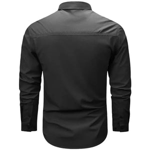 Chemise Militaire Homme Look Vintage Arrière