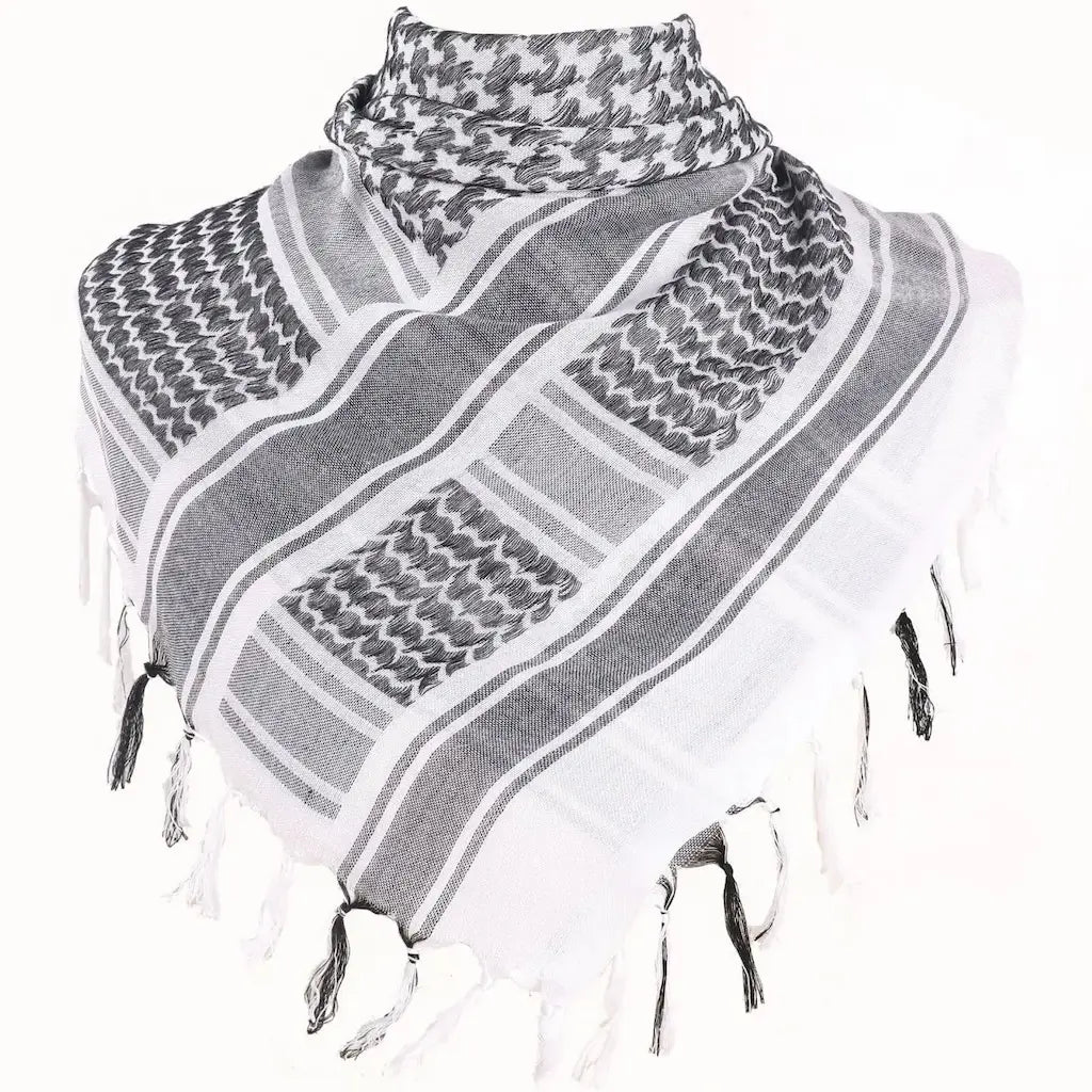 Keffieh Militaire Blanc