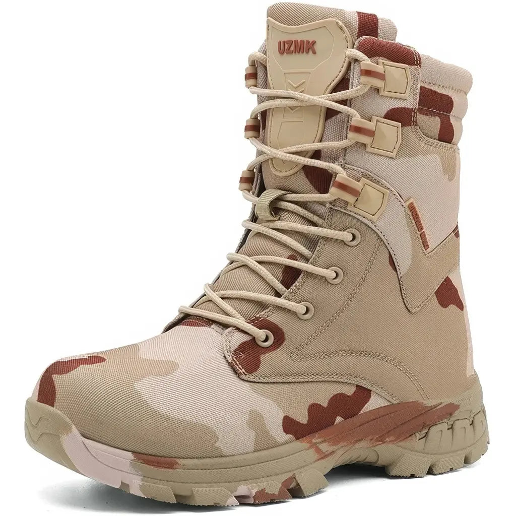 Bottes Militaires Homme Beiges