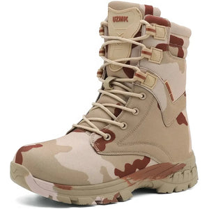 Bottes Militaires Homme Beiges