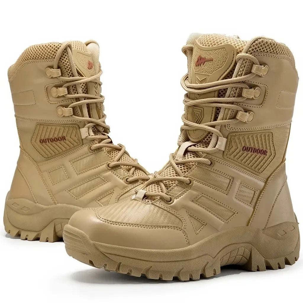 Bottes Militaires Rangers Beiges