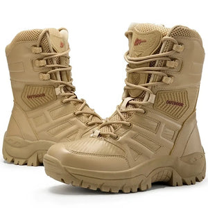 Bottes Militaires Rangers Beiges