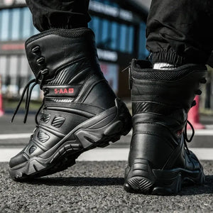 Bottes Tactiques Militaires Noires Homme