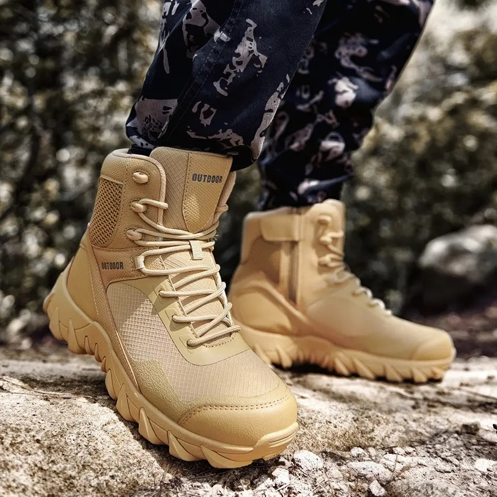 Bottes de Militaires Beiges