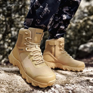 Bottes de Militaires Beiges