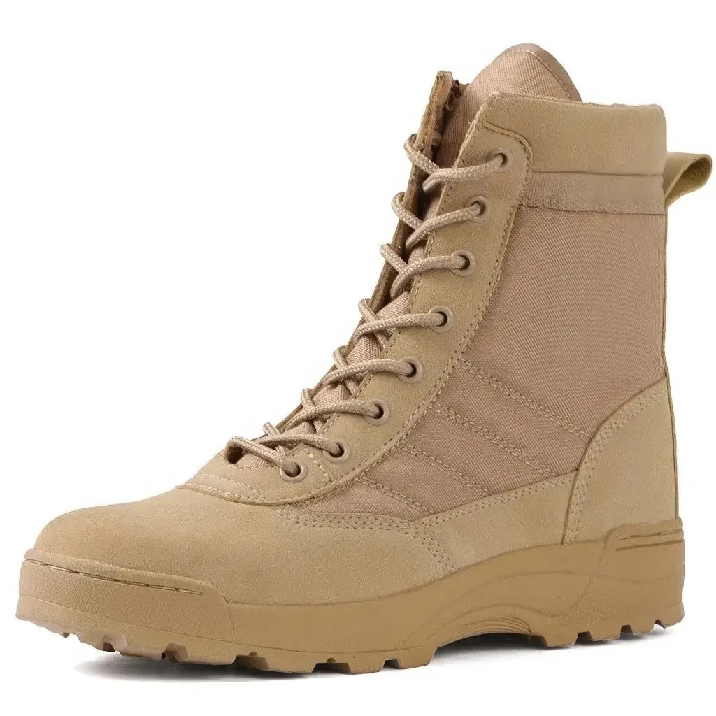 Bottines Beiges Style Rangers
