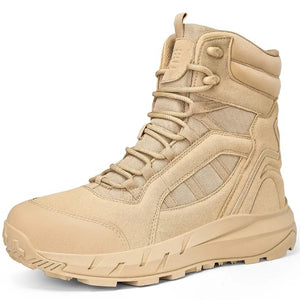 Bottines Façon Rangers Beiges