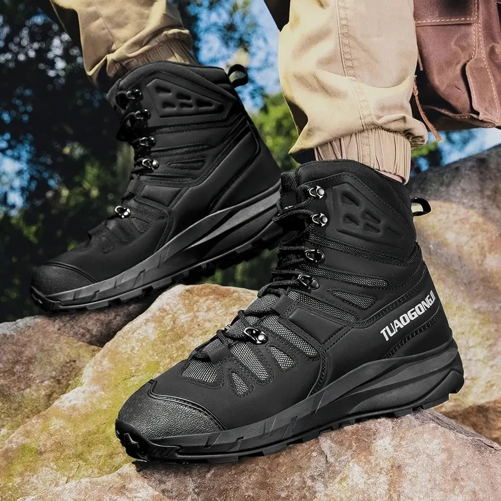 Bottines Noires de Rangers