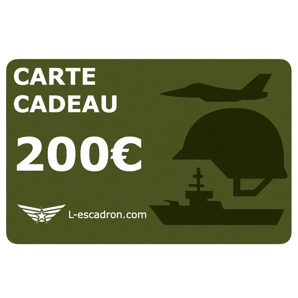 Carte Cadeau L'Escadron 200 euros