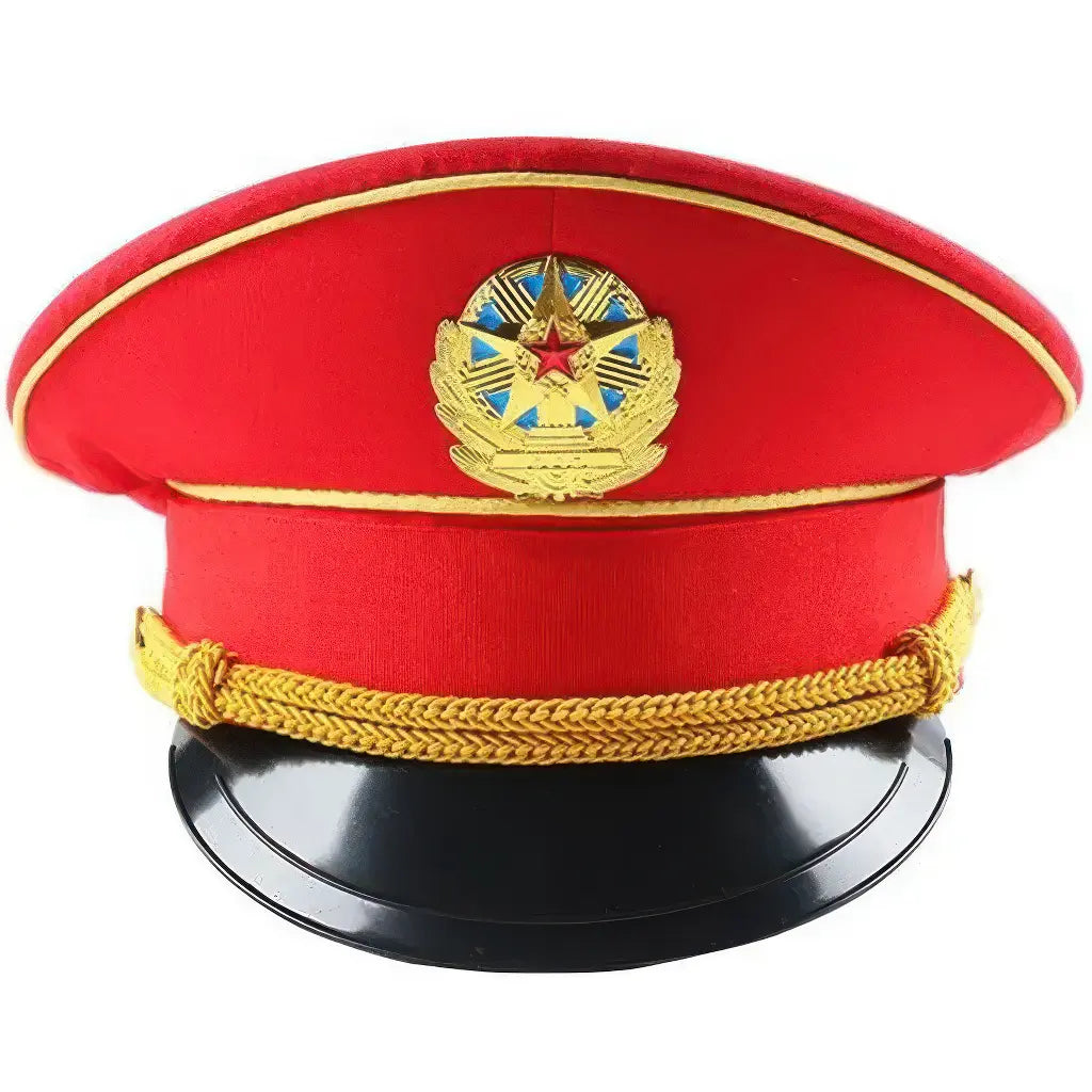 Casquette Anglaise Militaire Rouge